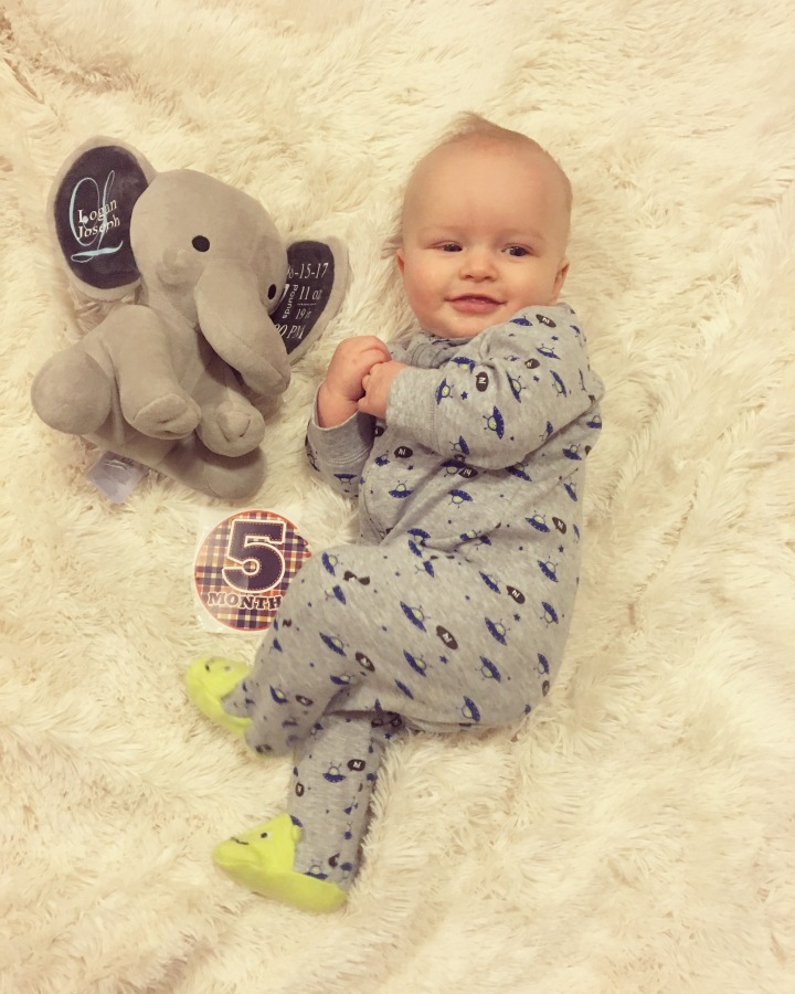 Logan @ Five Months + A Little Bit of Postpartum
